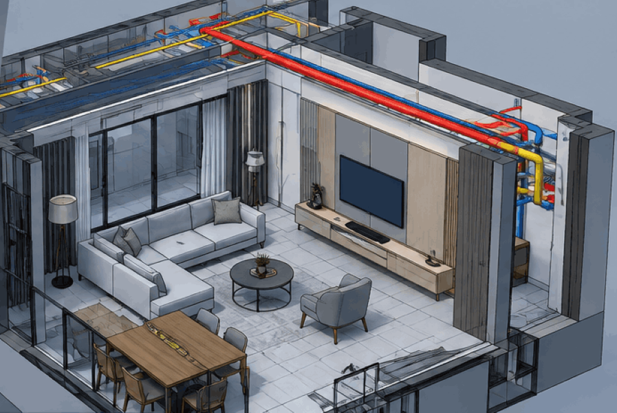 Interior Design BIM Modelling